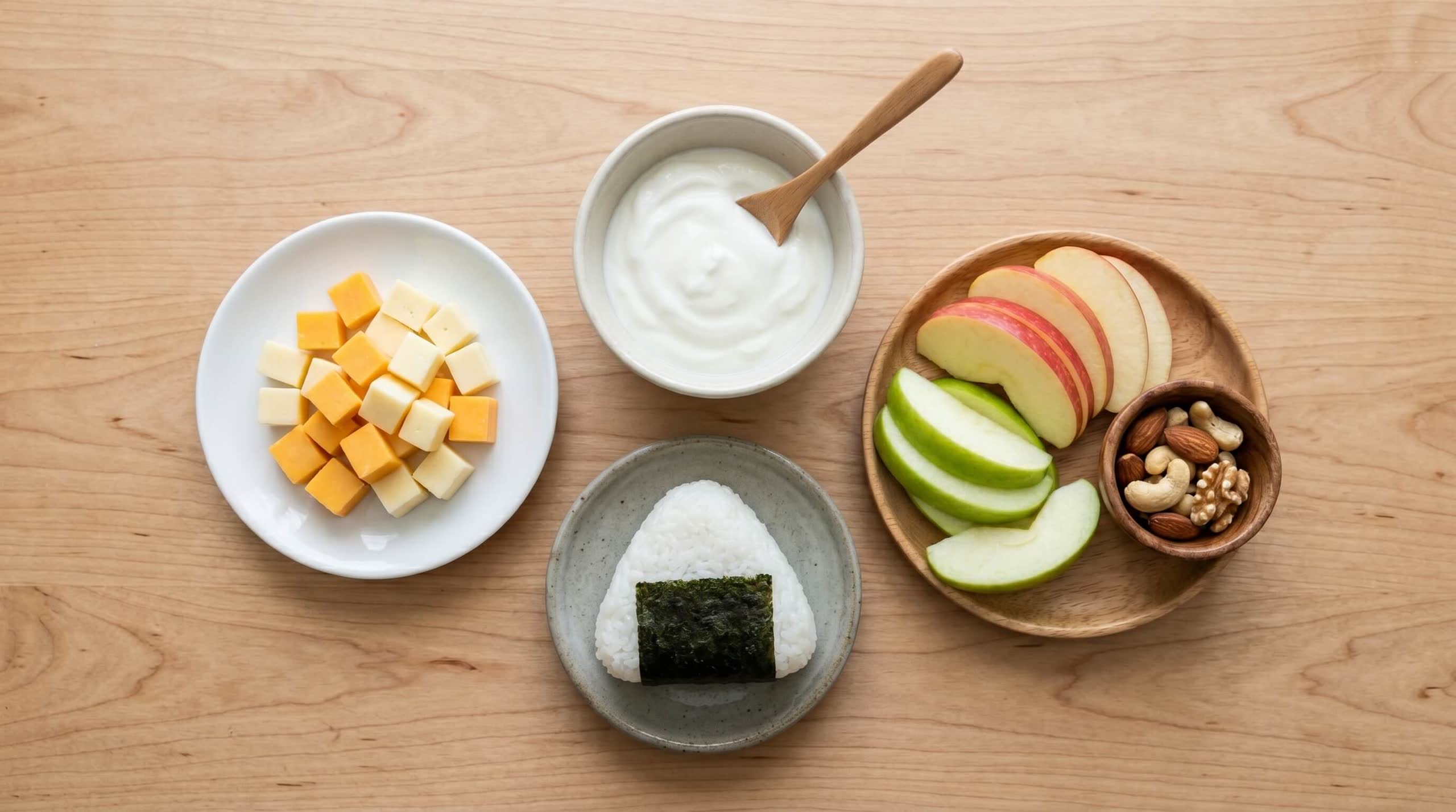 う蝕リスクを抑えやすい間食の一例